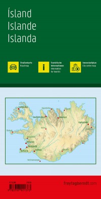 מפת איסלנד פרייטג ברנדט  - עטיפה אחורית