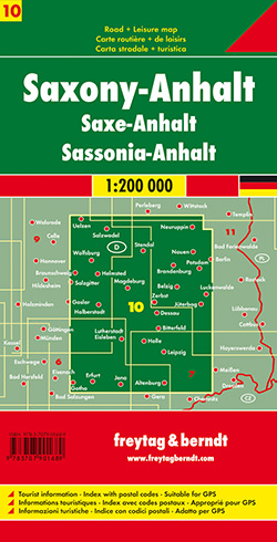 מפת גרמניה 200 (10) זאקסן-אנהאלט פרייטג ברנדט  - עטיפה אחורית