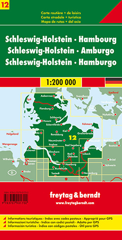 מפת גרמניה 200 (12) שלזוויג-הולשטיין, המבורג פרייטג ברנדט  - עטיפה אחורית