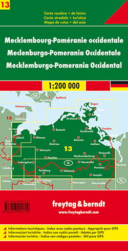 מפת גרמניה 200 (13) מקלנבורג-פורפומרן פרייטג ברנדט  - עטיפה אחורית