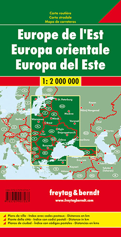 מפת אירופה מזרח פרייטג ברנדט  - עטיפה אחורית