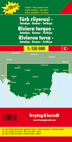 מפת טורקיה - אנטליה, קמר, פתחייה פרייטג ברנדט  - עטיפה אחורית