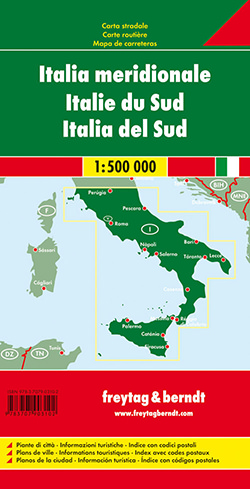 מפת איטליה 500 דרום פרייטג ברנדט (ישן)  - עטיפה אחורית