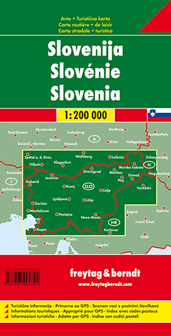 מפת סלובניה 200 פרייטג ברנדט  - עטיפה אחורית