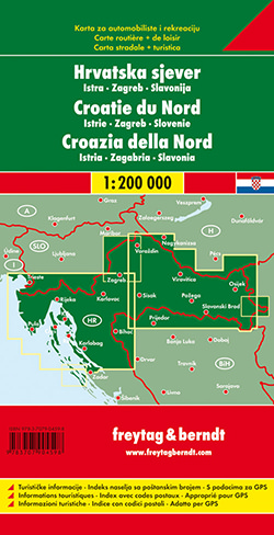מפת קרואטיה 200 צפון פרייטג ברנדט  - עטיפה אחורית