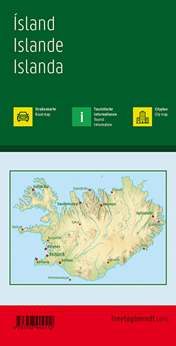 מפת איסלנד פרייטג ברנדט (ישן)  - עטיפה אחורית