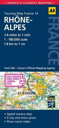 מפת צרפת 180 (14) רון-אלפ (האלפים) AA (ישן) 