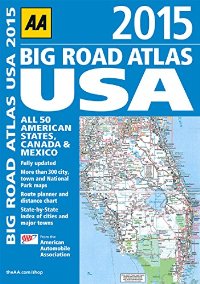 מפת ארה"ב אטלס הדרכים הגדול 2015 AA (ישן) 