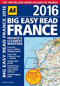 מפת צרפת אטלס הדרכים הגדול 2016 AA (ישן) 