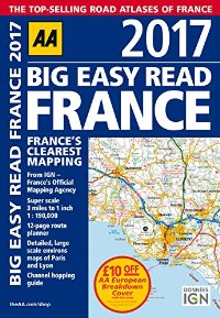 מפת צרפת אטלס הדרכים הגדול 2017 AA (ישן) 