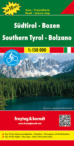 מפת איטליה 150 דרום טירול בולזנו (דולומיטים) פרייטג ברנדט (ישן) 