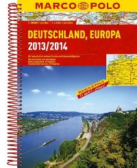 מפת גרמניה אטלס 2013-2014 (+אירופה) מאייר (ישן) 