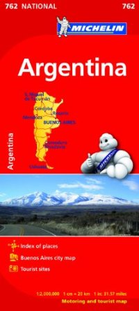 מפת ארגנטינה 762 מישלן (ישן) 