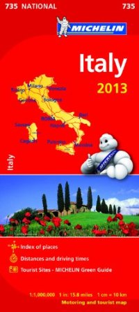 מפת איטליה 735 2013 מישלן (ישן) 