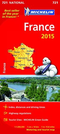 מפת צרפת 721 2015 מישלן (ישן) 