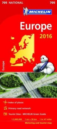 מפת אירופה 705 2016 מישלן (ישן) 