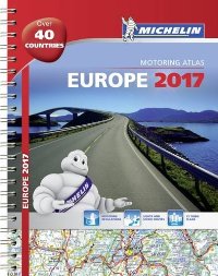 מפת אירופה 1136 אטלס 2017 ספירלי A4 מישלן (ישן) 