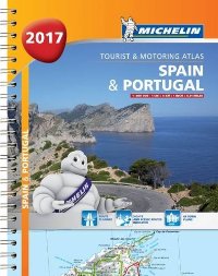 מפת ספרד ופורטוגל 1460 2017 אטלס ספירלי A4 מישלן (ישן) 