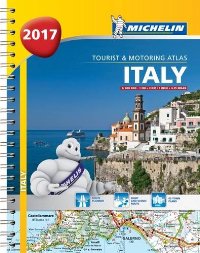 מפת איטליה 1468 אטלס 2017 ספירלי A4 מישלן (ישן) 
