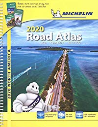  North America 2020 Spiral A4 atlas