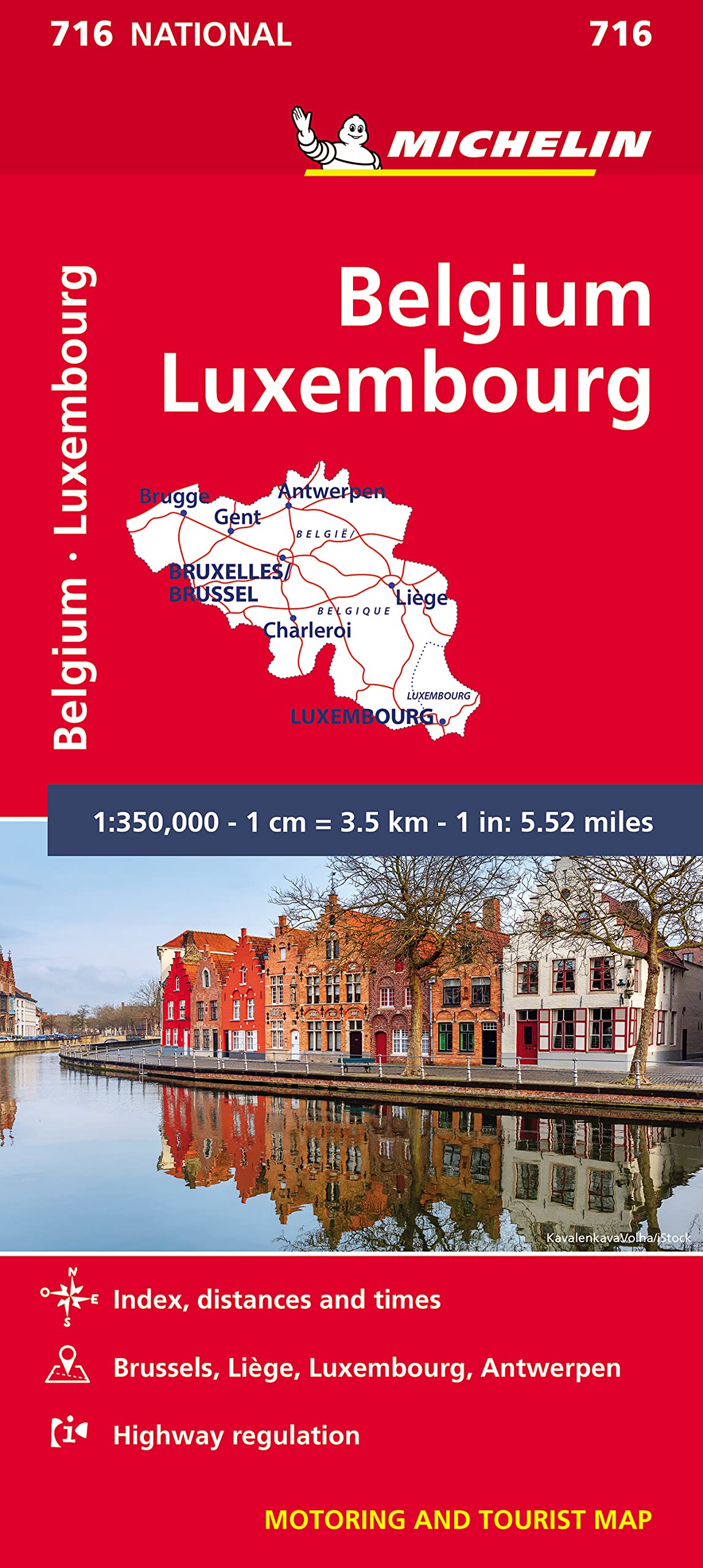 מפה MI בלגיה ולוקסמבורג 716 2022