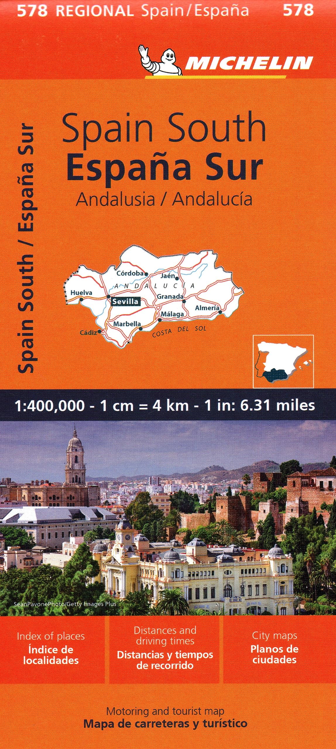 Spain South Andalucía (1/400 000)