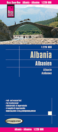 מפת אלבניה וורלד מפינג פרוג'קט (ישן) 