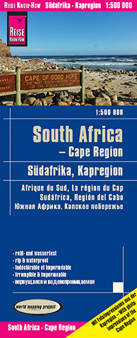 דרום אפריקה, אזור הקייפ (כולל מפת קייפטאון)