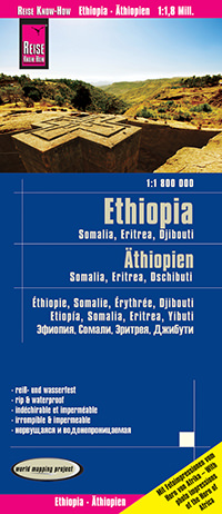 מפת אתיופיה סומליה אריתריאה ג'יבוטי וורלד מפינג פרוג'קט 