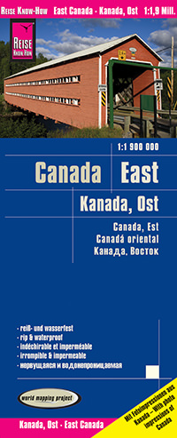 מפת קנדה מזרח וורלד מפינג פרוג'קט 