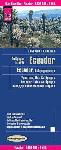 מפת אקוודור והגלאפאגוס וורלד מפינג פרוג'קט 