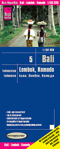 מפה WM אינדונזיה (5) באלי, לומבוק, קומודו