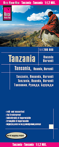 מפת טנזניה וורלד מפינג פרוג'קט 